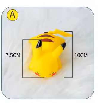 Pokemon Lampada Lamp Pikachu Soft Light Night LED luce notturna per Bambini