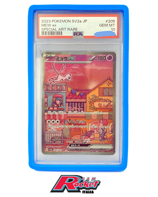 Bumper Protettivo per Carte Gradate – Compatibili PSA/GRAAD| Team Rocket Italia-BLU