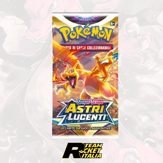 Bustina Spada e Scudo - Astri Lucenti - ITA - Artwork Casuale - 10 Carte POKEMON