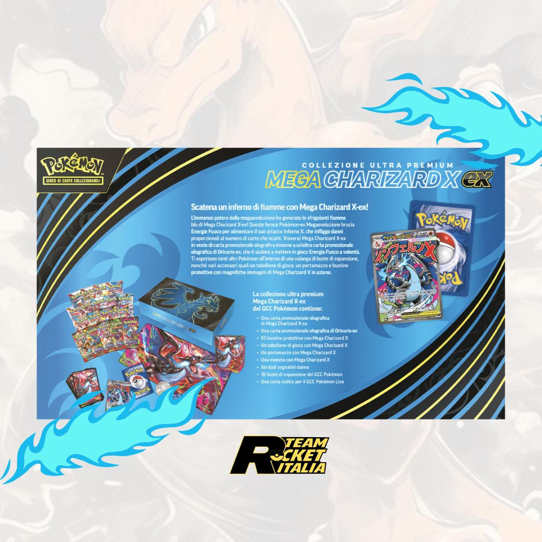 Pokémon Collezione Ultra Premium Mega Charizard X EX (IT)