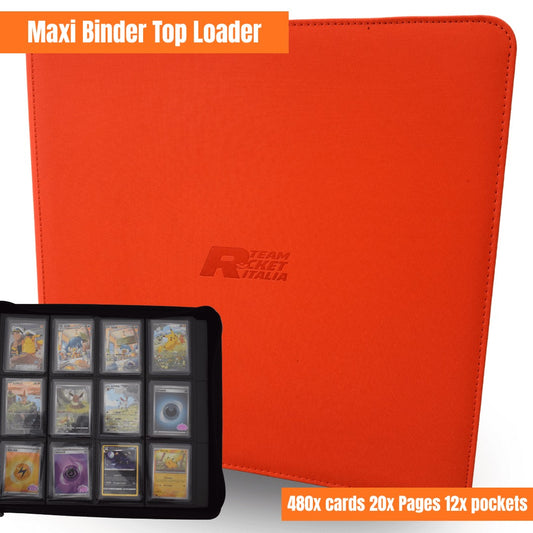 Maxi Binder Top-Loader Orange Fusion (Arancio)  (12 tasche)