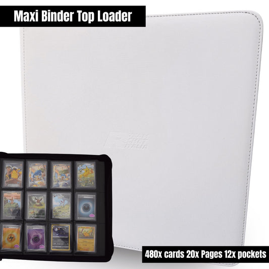 Maxi Binder Top-Loader Polar White (Bianco) (12 Tasche)