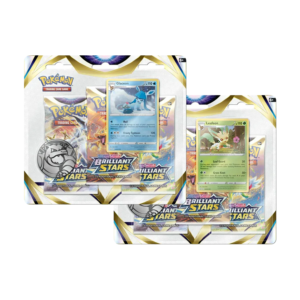 Pokemon - Sword & Shield Brilliant Stars 3 Pack Blister [EN]