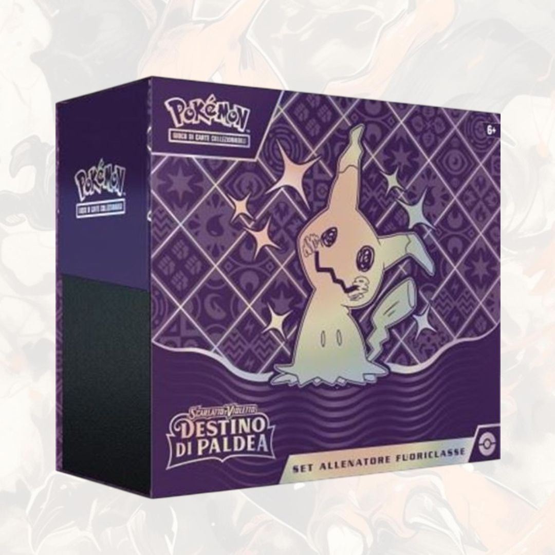 SET ALLENATORE FUORICLASSE SCARLATTO E VIOLETTO DESTINO DI PALDEA ITA