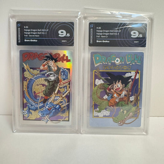 Coppia Itajaga Dragonball Foil NM 9,5 AIgrading