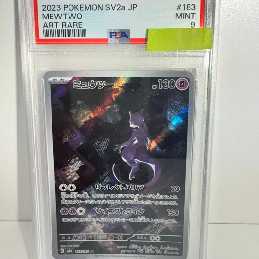 Mewtwo Art Rare Sv2A JPN PSA 9