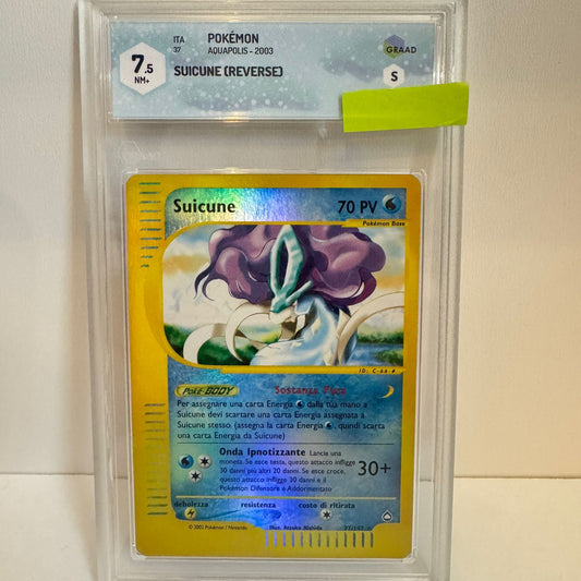 SUICUNE REVERSE HOLO AQUAPOLIS 2003 ITA GRAAD 7,5 NM+