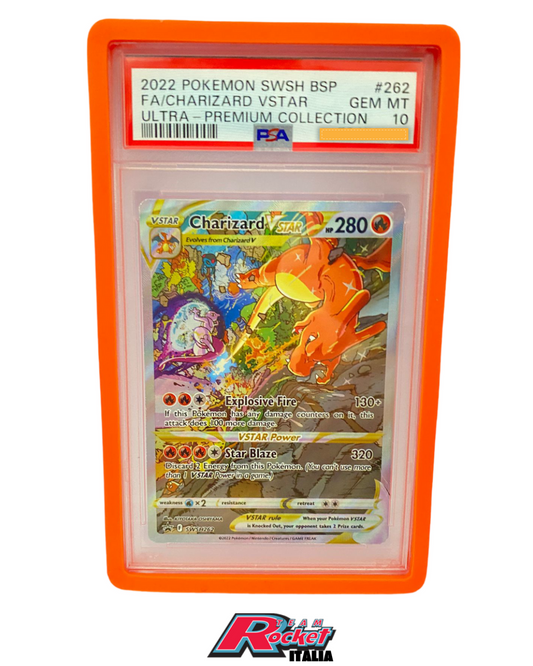 Bumper Protettivo per Carte Gradate – Compatibili PSA/GRAAD| Team Rocket Italia-ORANGE