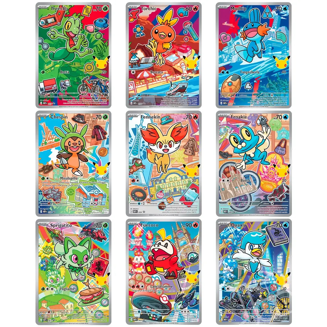 full set compagni d'avventura 9 carte ita