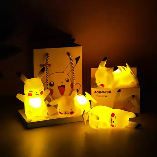 Pokemon Lampada Lamp Pikachu Soft Light Night LED luce notturna per Bambini